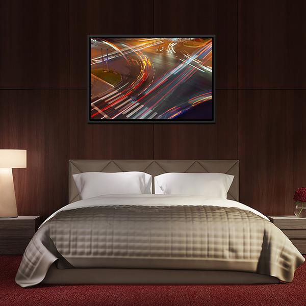 Colorful Traffic Lights Canvas Wall Art-3 Horizontal-Gallery Wrap-25" x 16"-Tiaracle