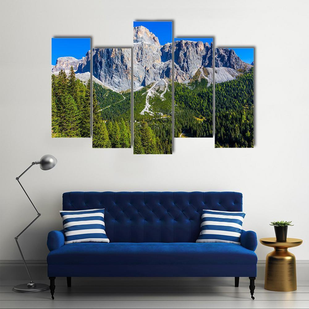 Colossal White Rocks Canvas Wall Art-5 Pop-Gallery Wrap-47" x 32"-Tiaracle