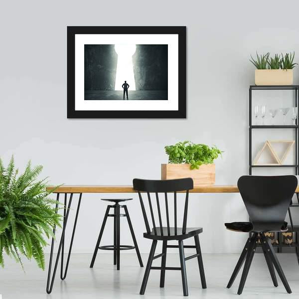 Concept Of Success Vertical Canvas Wall Art-3 Vertical-Gallery Wrap-12" x 25"-Tiaracle