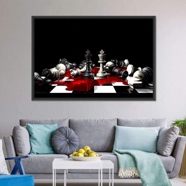Conceptual Impact Of War Canvas Wall Art-5 Horizontal-Gallery Wrap-22" x 12"-Tiaracle