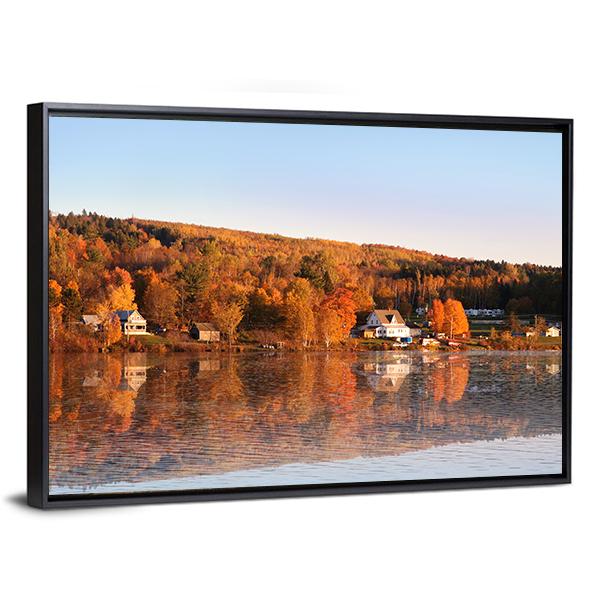 Countryside Of New Brunswick Canvas Wall Art-5 Horizontal-Gallery Wrap-22" x 12"-Tiaracle