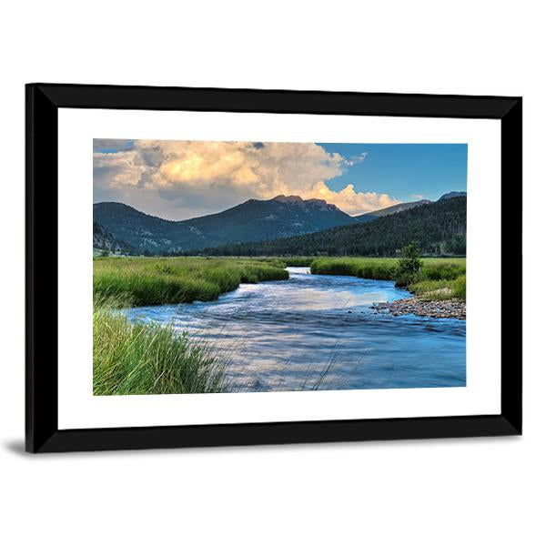 Cub Lake Trail Panoramic Canvas Wall Art-1 Piece-36" x 12"-Tiaracle