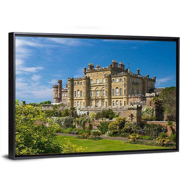 Culzean Castle Scotland Canvas Wall Art-5 Horizontal-Gallery Wrap-22" x 12"-Tiaracle