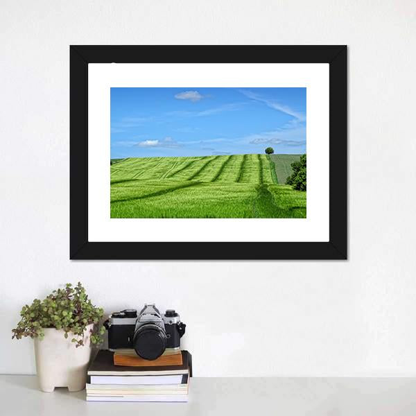Danish Countryside Canvas Wall Art-3 Horizontal-Gallery Wrap-25" x 16"-Tiaracle