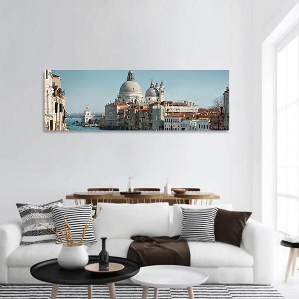 Venice In Daylight Panoramic Canvas Wall Art-1 Piece-36" x 12"-Tiaracle