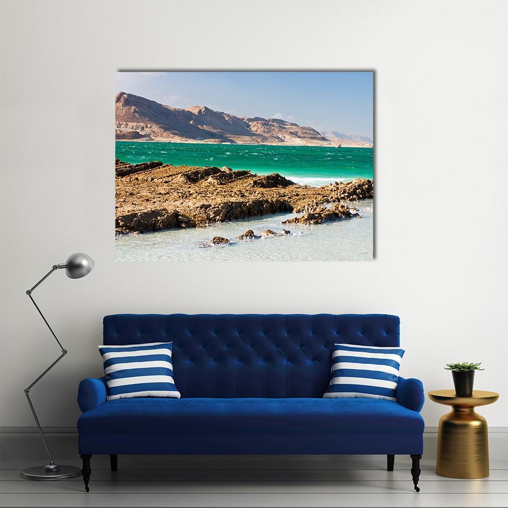 Dead Sea Canvas Wall Art-1 Piece-Gallery Wrap-36" x 24"-Tiaracle