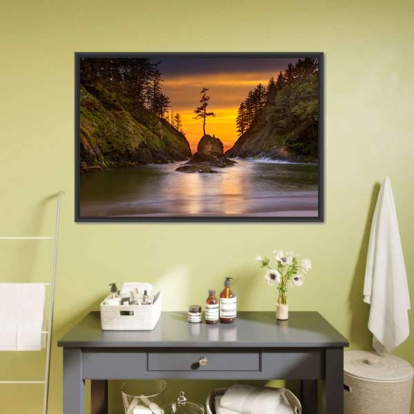 Deadman's Cove Panoramic Canvas Wall Art-1 Piece-36" x 12"-Tiaracle