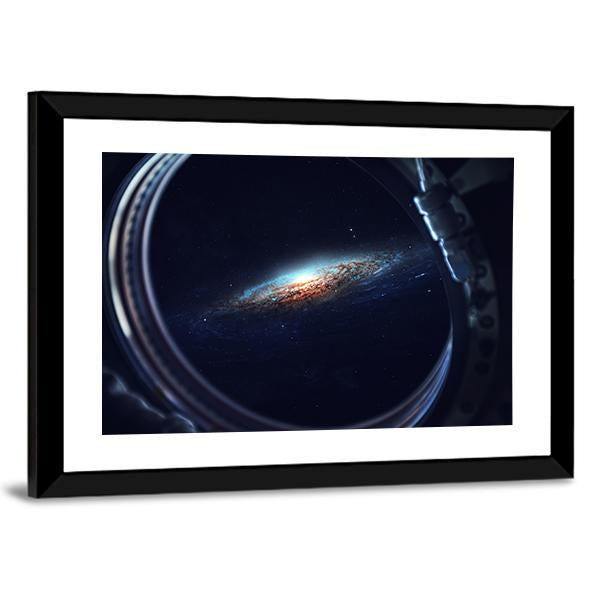 Deep Space Art Panoramic Canvas Wall Art-1 Piece-36" x 12"-Tiaracle