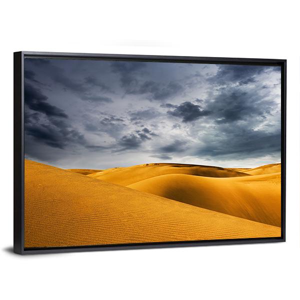 Desert Dune Canvas Wall Art-3 Horizontal-Gallery Wrap-25" x 16"-Tiaracle