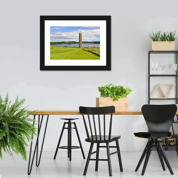 Devenish Monastic Site Canvas Wall Art-5 Horizontal-Gallery Wrap-22" x 12"-Tiaracle