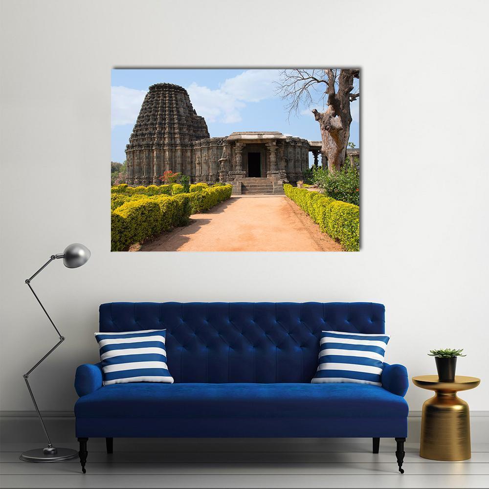 Doddabasappa Temple Canvas Wall Art-1 Piece-Gallery Wrap-48" x 32"-Tiaracle