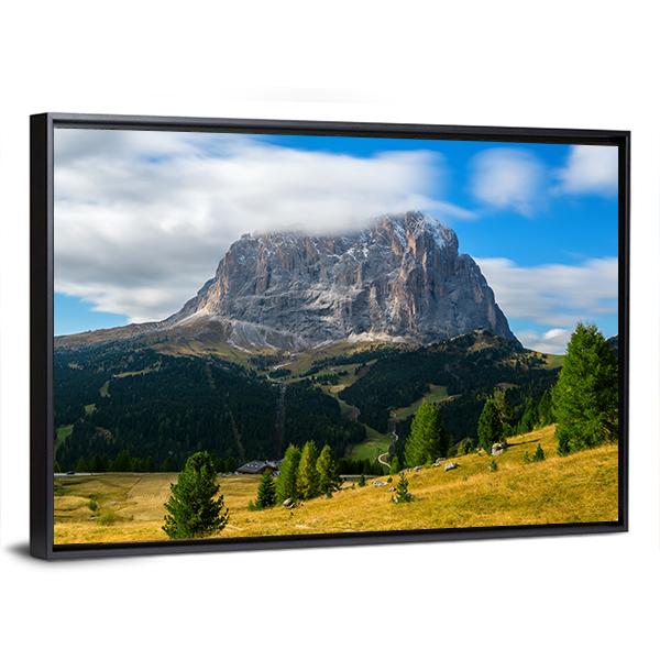 Dolomites In Italy Canvas Wall Art-3 Horizontal-Gallery Wrap-25" x 16"-Tiaracle