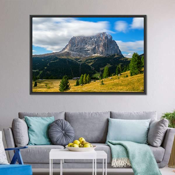 Dolomites In Italy Canvas Wall Art-3 Horizontal-Gallery Wrap-25" x 16"-Tiaracle