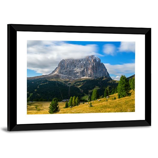 Dolomites In Italy Canvas Wall Art-3 Horizontal-Gallery Wrap-25" x 16"-Tiaracle
