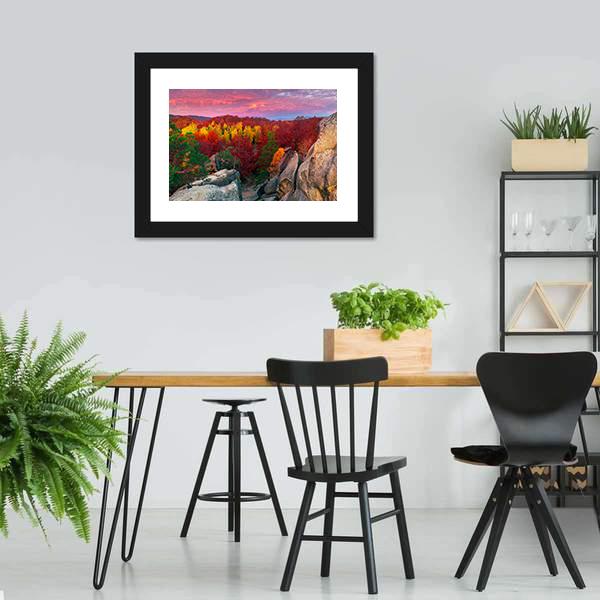 Dovbush Rocks Bubnyshche Canvas Wall Art-3 Horizontal-Gallery Wrap-25" x 16"-Tiaracle