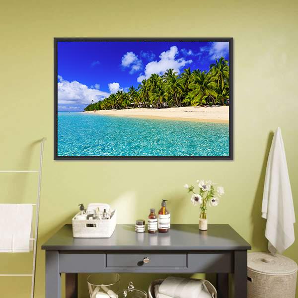 Dravuni Island Canvas Wall Art-5 Horizontal-Gallery Wrap-22" x 12"-Tiaracle