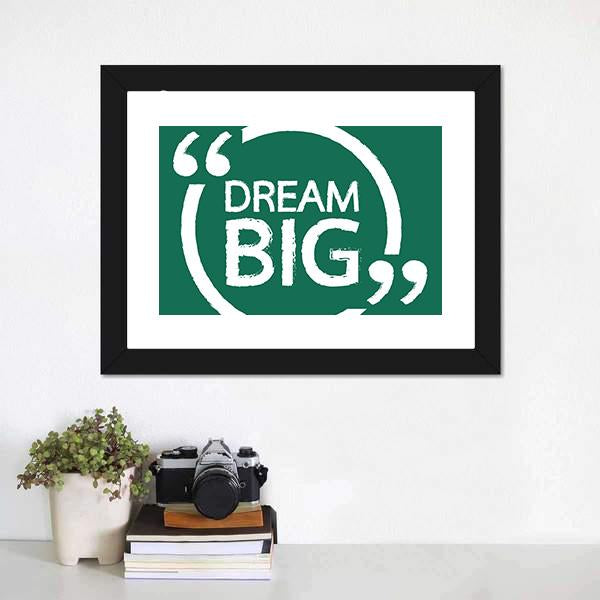 Dream Big Canvas Wall Art-5 Horizontal-Gallery Wrap-22" x 12"-Tiaracle