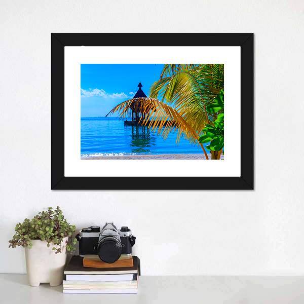 Dreamscape Escape Maldives Canvas Wall Art-3 Horizontal-Gallery Wrap-25" x 16"-Tiaracle