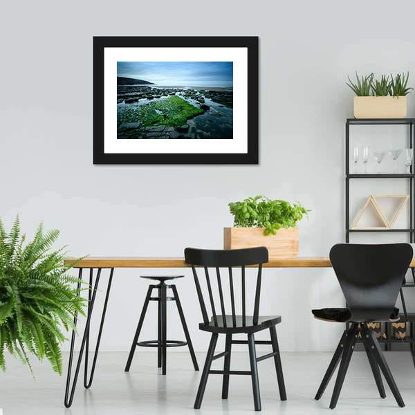 Dunraven Bay Canvas Wall Art-3 Horizontal-Gallery Wrap-25" x 16"-Tiaracle