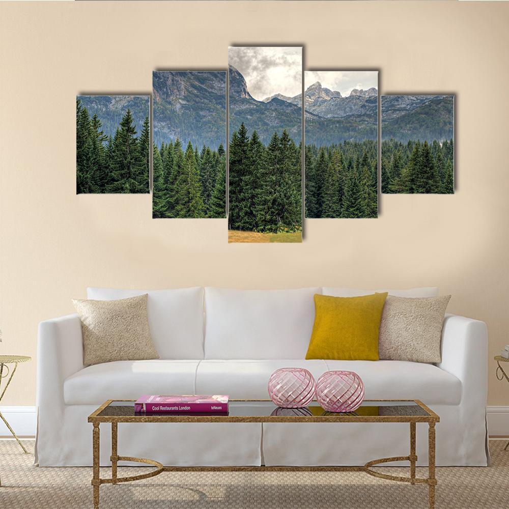 Durmitor National Park Canvas Wall Art-5 Star-Gallery Wrap-62" x 32"-Tiaracle