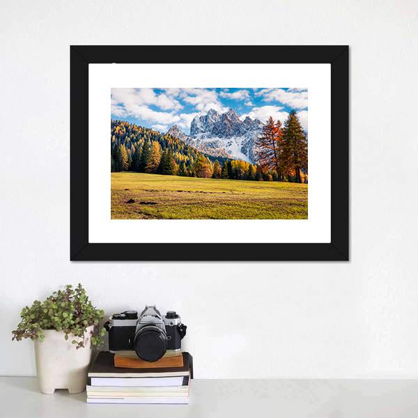 Durrenstein Mountain Canvas Wall Art-5 Horizontal-Gallery Wrap-22" x 12"-Tiaracle