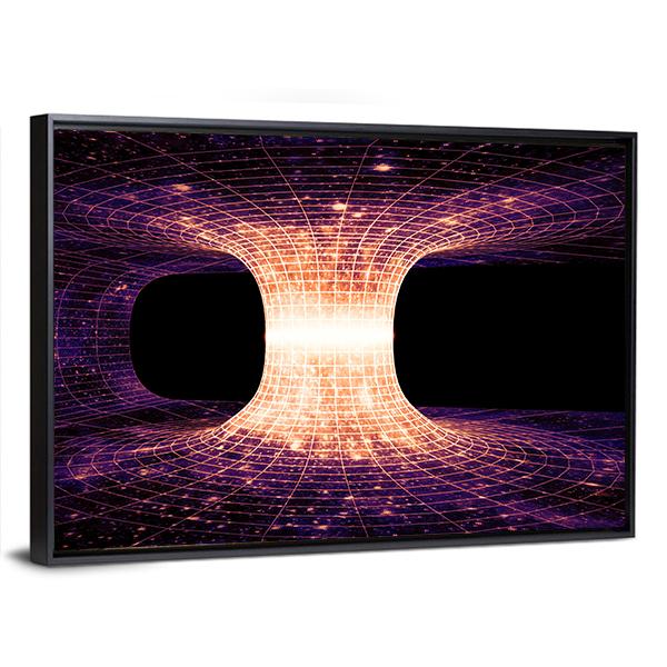 Einstein-Rosen Bridge Canvas Wall Art-3 Horizontal-Gallery Wrap-25" x 16"-Tiaracle