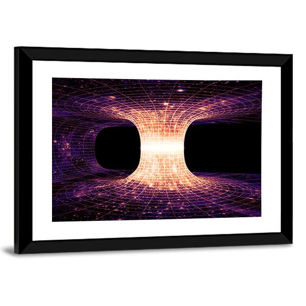 Einstein-Rosen Bridge Canvas Wall Art-3 Horizontal-Gallery Wrap-25" x 16"-Tiaracle