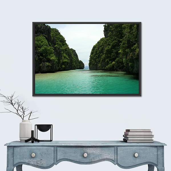 El Nido Philippines Canvas Wall Art-3 Horizontal-Gallery Wrap-25" x 16"-Tiaracle