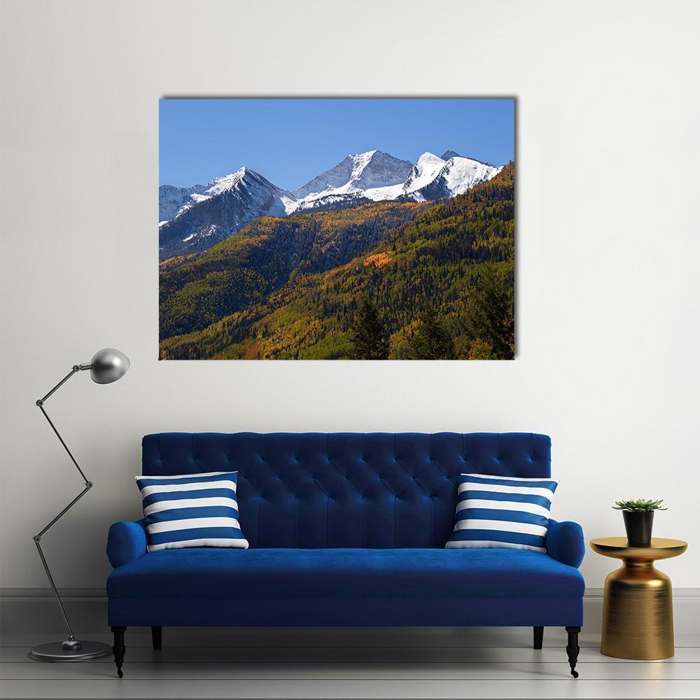 Elk Mountains Colorado Canvas Wall Art-1 Piece-Gallery Wrap-48" x 32"-Tiaracle
