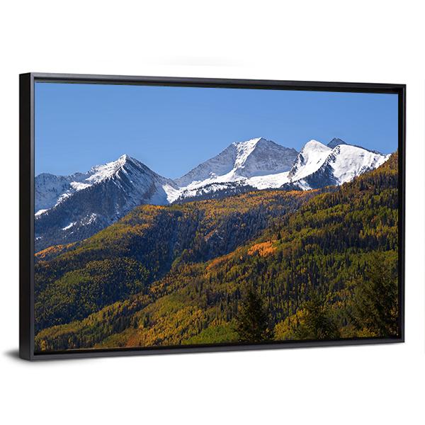 Elk Mountains Colorado Canvas Wall Art-3 Horizontal-Gallery Wrap-25" x 16"-Tiaracle