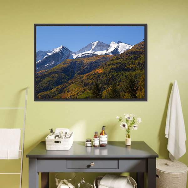 Elk Mountains Colorado Canvas Wall Art-3 Horizontal-Gallery Wrap-25" x 16"-Tiaracle