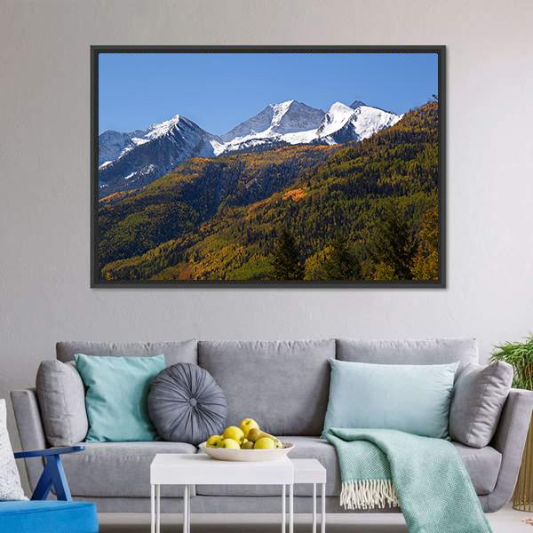 Elk Mountains Colorado Canvas Wall Art-3 Horizontal-Gallery Wrap-25" x 16"-Tiaracle