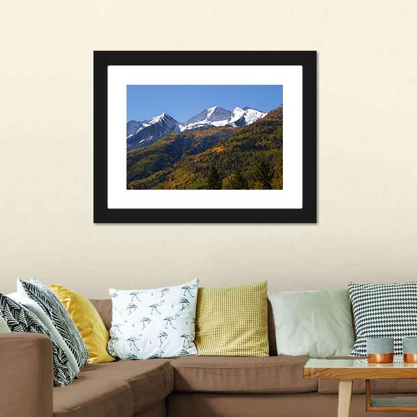 Elk Mountains Colorado Canvas Wall Art-1 Piece-Framed Print-20" x 16"-Tiaracle