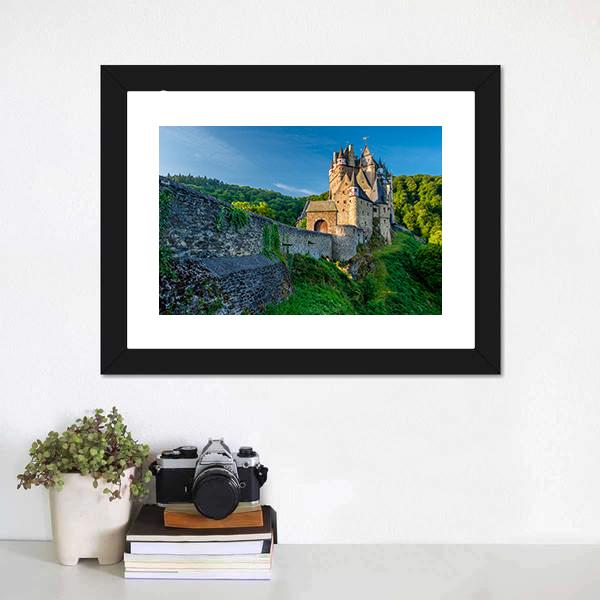 Eltz Castle In Rhineland Canvas Wall Art-3 Horizontal-Gallery Wrap-25" x 16"-Tiaracle