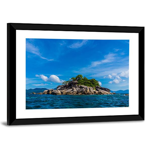Exotic Island Thailand Canvas Wall Art-5 Horizontal-Gallery Wrap-22" x 12"-Tiaracle