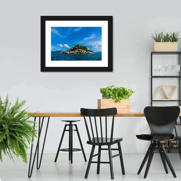 Exotic Island Thailand Canvas Wall Art-5 Horizontal-Gallery Wrap-22" x 12"-Tiaracle