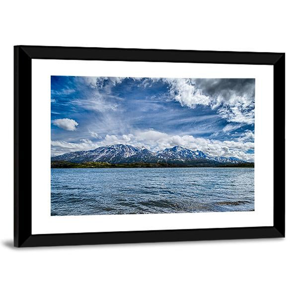 Extreme River Flow In Columbia Panoramic Canvas Wall Art-1 Piece-36" x 12"-Tiaracle