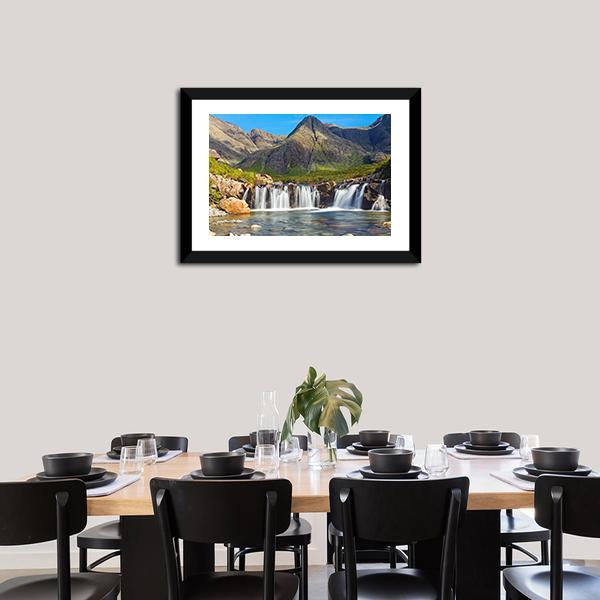 Fairy Pools Scotland Panoramic Canvas Wall Art-1 Piece-36" x 12"-Tiaracle