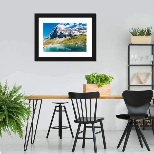 Fallbodensee Lake Canvas Wall Art-5 Horizontal-Gallery Wrap-22" x 12"-Tiaracle