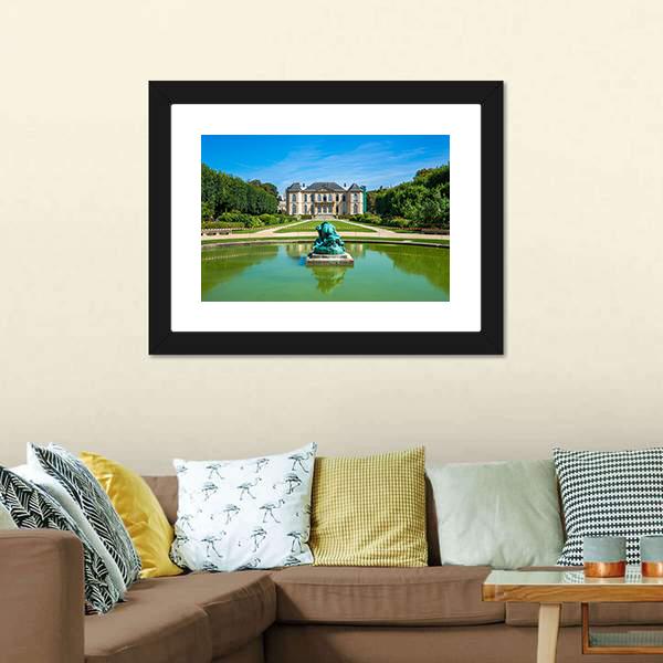 Famous Rodin Museum Canvas Wall Art-5 Horizontal-Gallery Wrap-22" x 12"-Tiaracle