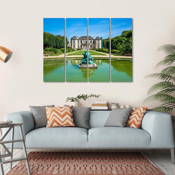 Famous Rodin Museum Canvas Wall Art-4 Horizontal-Gallery Wrap-34" x 24"-Tiaracle