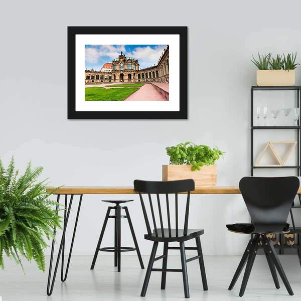 Famous Zwinger Palace Canvas Wall Art-3 Horizontal-Gallery Wrap-25" x 16"-Tiaracle