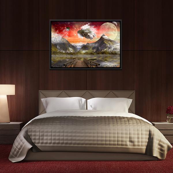 Fantasy Land Canvas Wall Art-5 Horizontal-Gallery Wrap-22" x 12"-Tiaracle