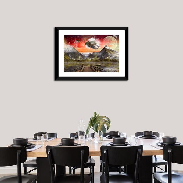 Fantasy Land Canvas Wall Art-5 Horizontal-Gallery Wrap-22" x 12"-Tiaracle