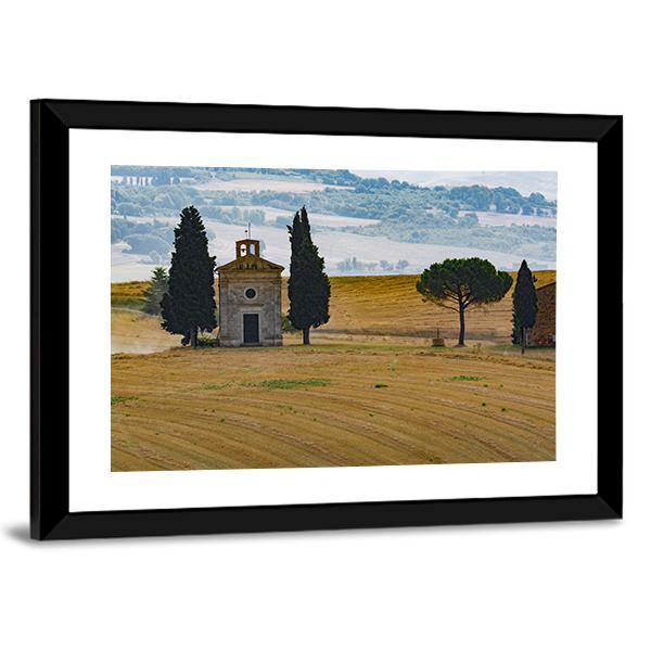 Farmhouse & Cypress Canvas Wall Art-3 Horizontal-Gallery Wrap-25" x 16"-Tiaracle