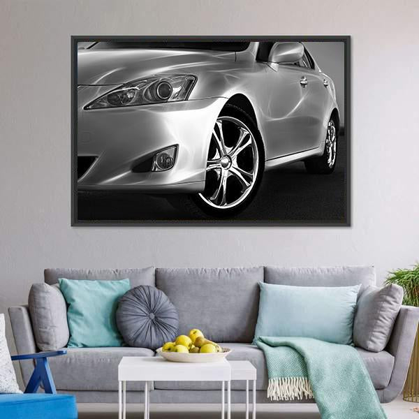 Fast Sports Car Canvas Wall Art-5 Horizontal-Gallery Wrap-22" x 12"-Tiaracle