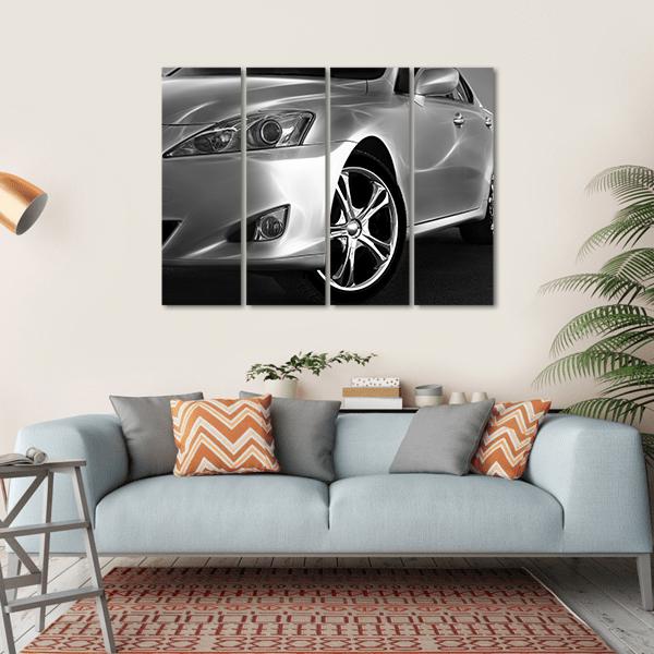Fast Sports Car Canvas Wall Art-4 Horizontal-Gallery Wrap-34" x 24"-Tiaracle