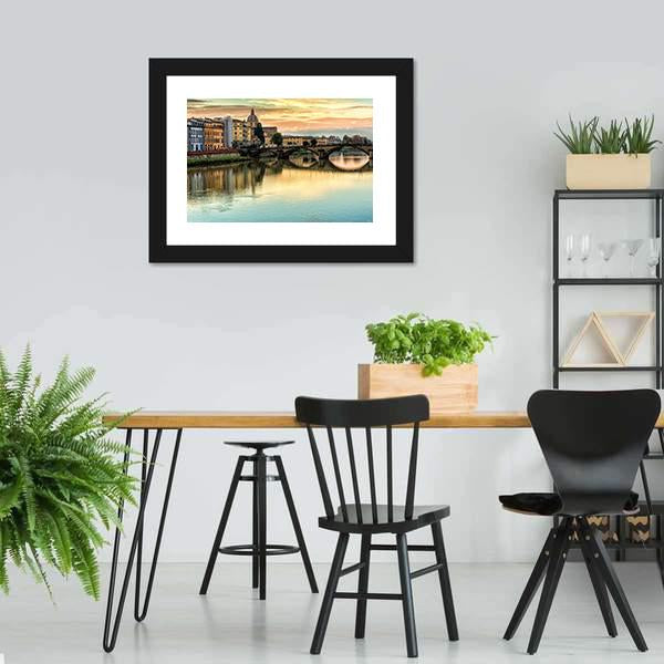Five Arched Bridge Canvas Wall Art-3 Horizontal-Gallery Wrap-25" x 16"-Tiaracle