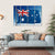 Flag Of Australia Canvas Wall Art-1 Piece-Gallery Wrap-36" x 24"-Tiaracle