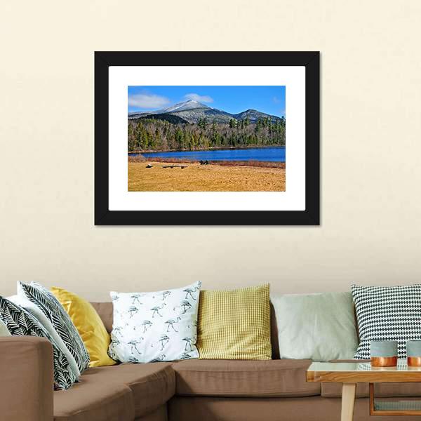 Forest Lake New York Canvas Wall Art-3 Horizontal-Gallery Wrap-25" x 16"-Tiaracle